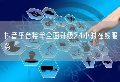 抖音平台接单全面升级24小时在线服务