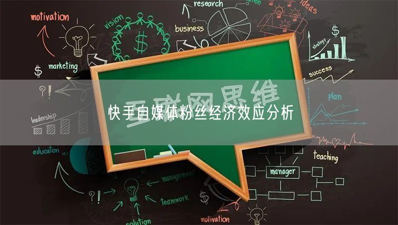 快手自媒体粉丝经济效应分析